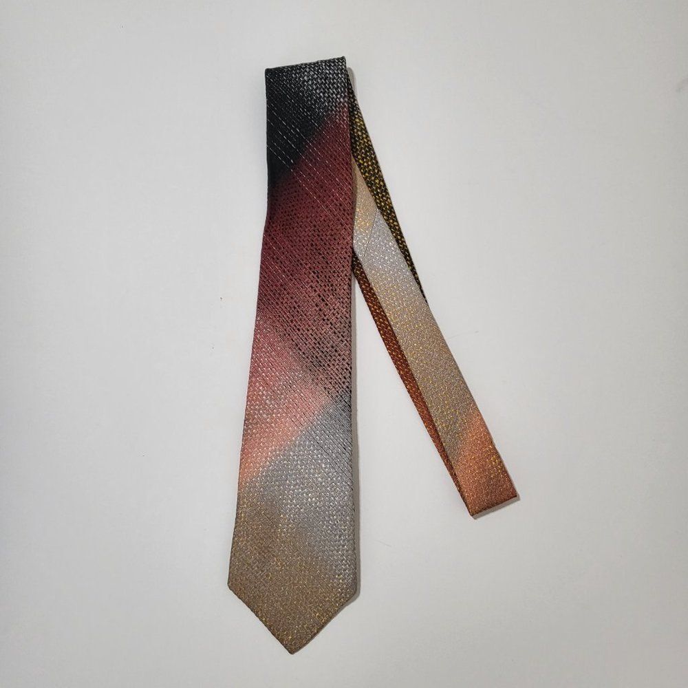 Vintage Richman Brothers Woven in France Men's‎ Multi Color Neck Tie